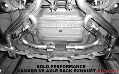 Solo Performance Axle-Back w/ J-Pipes Exhaust Kit Chevrolet Camaro SS V8 Coupe AT/MT 2010-2015 - 993905SL