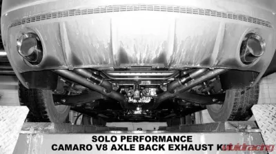 Solo Performance Axle-Back w/ J-Pipes Exhaust Kit Chevrolet Camaro SS V8 Coupe AT/MT 2010-2015 - 993905SL