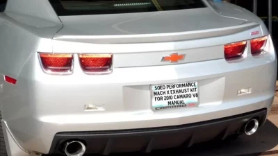 Solo Performance Mach-X Catback Exhaust Kit Chevrolet Camaro SS V8 MT 2010-2015                                     - 993910SL - Image 6