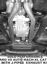 Solo Performance Mach-XL w/ J-Pipes Catback Exhaust Kit Chevrolet Camaro SS V8 AT 2010-2015                                     - 993925SL - Image 4