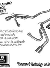 Solo Performance Street Race Catback Exhaust Kit Chevrolet Camaro SS V8 2010-2015                                     - 993927SL - Image 2