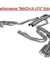 Solo Performance Mach-X-LFX w/ J-Pipes Catback Exhaust Kit Chevrolet Camaro V6 2010-2015                                     - 993961SL - Image 2