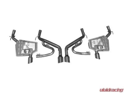 Solo Performance Axle-Back w/ J-Pipes Exhaust Kit Chevrolet Camaro SS V8 Convertible AT/MT 2011-2015 - 993966SL