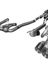 Solo Performance Mach-XF Exhaust Kit w/ Standard Dual Outlet Tips Chevrolet SS 2014-2018                                     - 993990SL - Image 5