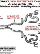 Solo Performance Street-Race-XF Exhaust Kit w/ Standard Tips Chevrolet SS 2014-2018                                     - 993999SL - Image 2