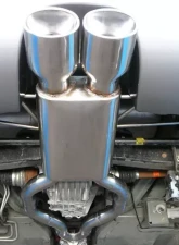 Solo Performance SQR-2 Rear Center Dual Catback Exhaust System Pontiac Solstice NA 2006-2009                                     - 994103SL - Image 7