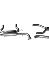 Solo Performance Mach w/ Resonator Dual Catback Exhaust System Pontiac Solstice NA 2006-2009                                     - 994107SL - Image 4