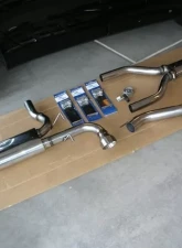 Solo Performance Mach w/ Resonator Dual Catback Exhaust System Pontiac Solstice NA 2006-2009                                     - 994107SL - Image 2