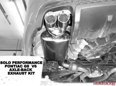 Solo Performance Axle-Back Exhaust System Pontiac G8 V6 2008-2009 - 994186SL