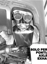 Solo Performance Axle-Back Exhaust System Pontiac G8 V6 2008-2009                                     - 994186SL - Image 4