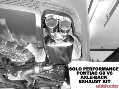 Solo Performance Axle-Back Exhaust System Pontiac G8 V6 2008-2009 - 994186SL