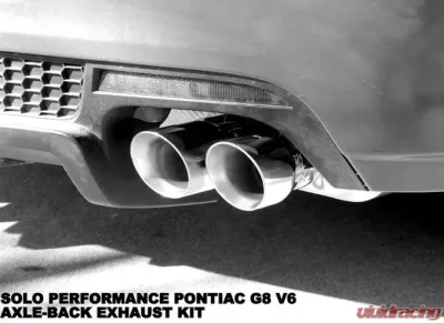 Solo Performance Axle-Back Exhaust System Pontiac G8 V6 2008-2009 - 994186SL