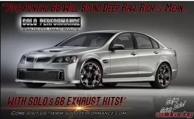 Solo Performance Axle-Back Exhaust System Pontiac G8 V6 2008-2009 - 994186SL