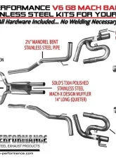 Solo Performance Mach-Balanced Catback Exhaust System Pontiac G8 V6 2008-2009                                     - 994187SL - Image 2