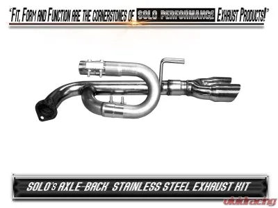 Solo Performance Axle-Back Exhaust System Pontiac G8 V8 2008-2009 - 994188SL