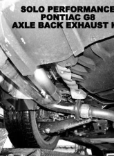 Solo Performance Axle-Back Exhaust System Pontiac G8 V8 2008-2009                                     - 994188SL - Image 6