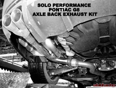 Solo Performance Axle-Back Exhaust System Pontiac G8 V8 2008-2009 - 994188SL