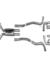 Solo Performance 2.5" Solo Mach-Shorty Kit w/ Race Connection to Kook's (Standard Pipe) Pontiac G8 V8 2008-2009                                     - 994194ML - Image 2