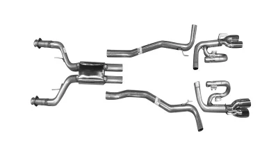 Solo Performance 2.5" Solo Street-Race Kit w/ Race Connection to Kook's (Standard Pipe) Pontiac G8 V8 2008-2009                                     - 994191ML - Image 2