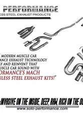 Solo Performance Mach Catback Exhaust System Pontiac G8 V8 2008-2009                                     - 994190SL - Image 2