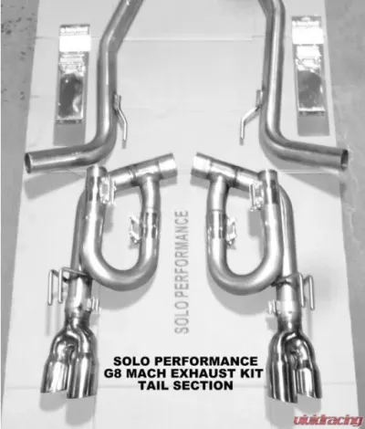 Solo Performance Mach Catback Exhaust System Pontiac G8 V8 2008-2009 - 994190SL