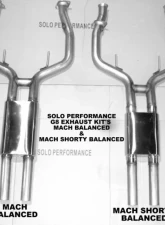 Solo Performance Mach-Shorty-Balanced Catback Exhaust System Pontiac G8 V8 2008-2009                                     - 994196SL - Image 3