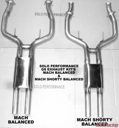 Solo Performance Mach-Shorty-Balanced Catback Exhaust System Pontiac G8 V8 2008-2009 - 994196SL