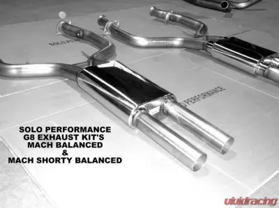 Solo Performance Mach-Shorty-Balanced Catback Exhaust System Pontiac G8 V8 2008-2009 - 994196SL
