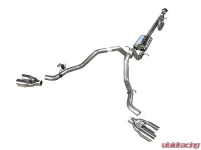Solo Performance Mach-40 Catback Dual Exhaust Kit w/ Black Tips Chevrolet Silverado 5.3L 2014-2018 - 994340BK