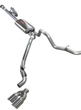 Solo Performance Mach-44 Catback Dual Exhaust Kit w/ Standard Tips Chevrolet Silverado 5.3L 2014-2018                                     - 994344SL - Image 4