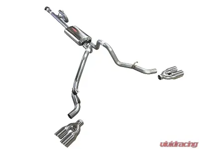 Solo Performance Mach-44 Catback Dual Exhaust Kit w/ Standard Tips Chevrolet Silverado 5.3L 2014-2018 - 994344SL