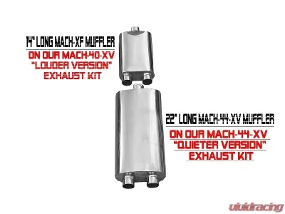 Solo Performance Mach-44 Catback Dual Exhaust Kit w/ Standard Tips Chevrolet Silverado 5.3L 2014-2018 - 994344SL