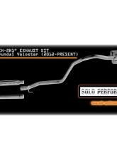 Solo Performance Mach-2N1 Catback Exhaust System Hyundai Veloster NA 2012-2015                                     - 994916SL - Image 3