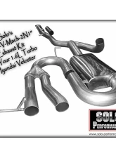 Solo Performance V-Mach 2N1 Modular Catback Exhaust System Hyundai Veloster Turbo 2012-2015                                     - 994935SL - Image 4
