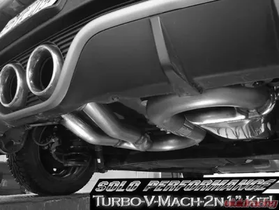 Solo Performance V-Mach 2N1 Modular Catback Exhaust System Hyundai Veloster Turbo 2012-2015 - 994935SL