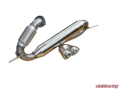 Solo Performance Rear Center Dual Catback Exhaust System Smart Car 2007-2015 - 996761SL