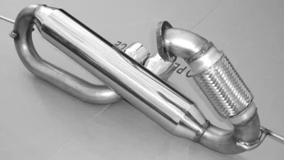 Solo Performance Rear Center Dual Catback Exhaust System Smart Car 2007-2015                                     - 996761SL - Image 2