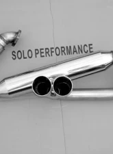 Solo Performance Rear Center Dual Catback Exhaust System Smart Car 2007-2015                                     - 996761SL - Image 3