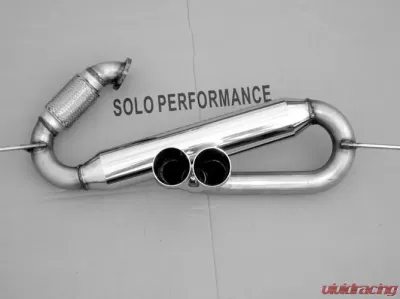 Solo Performance Rear Center Dual Catback Exhaust System Smart Car 2007-2015 - 996761SL