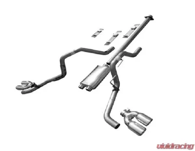 Solo Performance Mach-40-XV Dual Catback Exhaust System - Louder Version (157" Wheel Base) Ford F-150 5.0L 2015-2019 - 998170SL