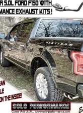 Solo Performance Mach-40-XV Dual Catback Exhaust System - Louder Version (157" Wheel Base) Ford F-150 5.0L 2015-2019                                     - 998170SL - Image 6