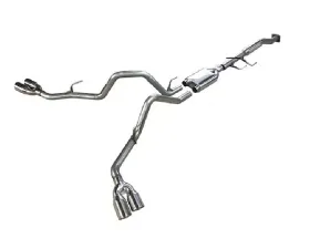 Solo Performance Mach-X-V8-Dual Catback Exhaust Kit w/ Extra Resonator (145