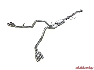 Solo Performance Mach-X-V8-Dual Catback Exhaust Kit w/ Extra Resonator (145" Wheel Base) Ford F-150 2011-2014 - 998147SL