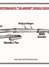 Solo Performance MR400 Single 4" Catback Exhaust Kit (145" Wheel Base) Ford F-150 2011-2014                                     - 998166SL - Image 2