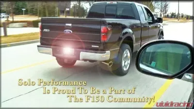 Solo Performance MR400 Single 4" Catback Exhaust Kit (145" Wheel Base) Ford F-150 2011-2014 - 998166SL