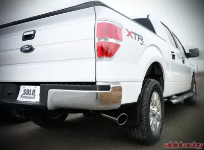 Solo Performance Mach-46 Single 4" Catback Exhaust Kit (157" Wheel Base) Ford F-150 V8 2011-2014 - 998169SL