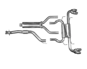 Solo Performance Mach w/ Resonator Dual Catback Exhaust System Saturn Sky NA 2006-2009