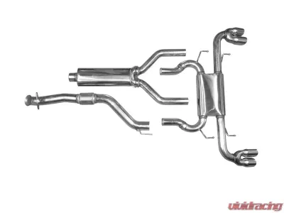 Solo Performance Mach w/ Resonator Dual Catback Exhaust System Saturn Sky NA 2006-2009 - 998507SL