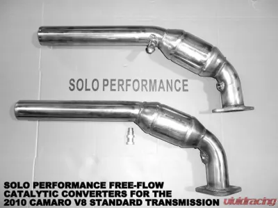 Solo Performance Ultra High Flow Converter Chevrolet Camaro SS V8 LS3 MT 2010-2015 - C23908 - C23909
