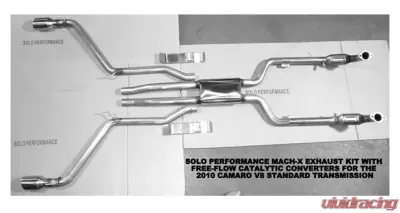 Solo Performance Ultra High Flow Converter Chevrolet Camaro SS V8 LS3 MT 2010-2015 - C23908 - C23909